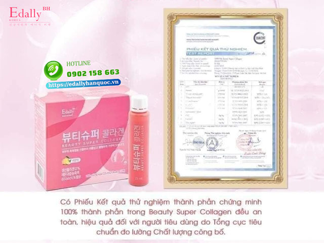 Collagen chuẩn nhà thuốc cho sức khỏe và sắc đẹp phải được chứng nhận chất lượng bởi Tổng cục tiêu chuẩn đo lường chất lượng