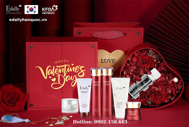 Set quà tặng Valentine 14/2 đến từ thương hiệu Mỹ phẩm Edally EX Hàn Quốc