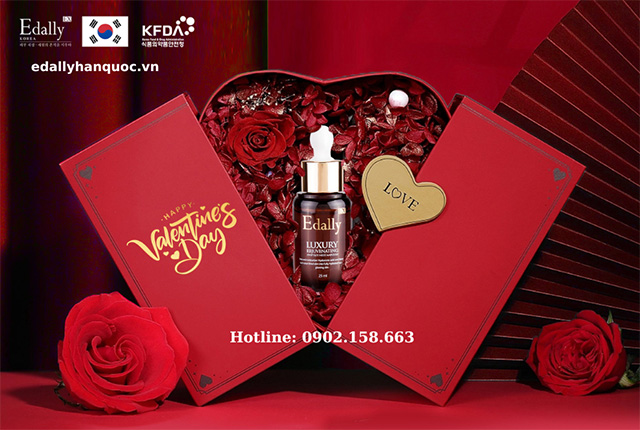 Quà tặng Valentine 14/2 Huyết thanh tổ yến Edally EX