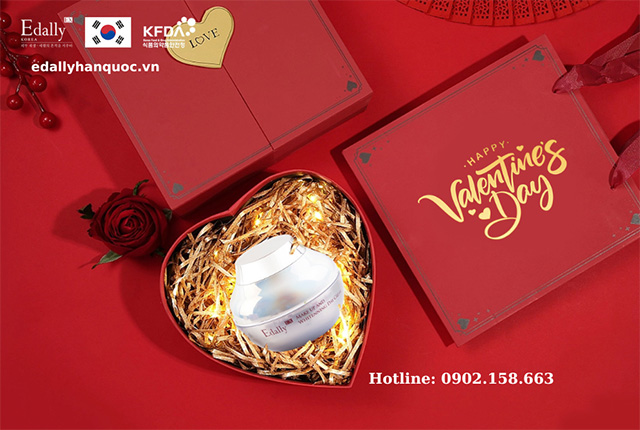 Quà tặng Valentine 14/2 Kem trang điểm và dưỡng trắng ban ngày Edally EX