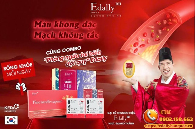 Máu không đặc thì mạch không tắc, hãy làm sạch và bảo vệ hệ thống mạch máu cùng combo phòng ngừa tai biến, đột quỵ Edally