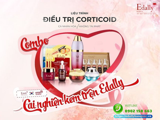 Combo skincare cai nghiện và phục hồi da bị nhiễm Corticoid hiệu quả nhất