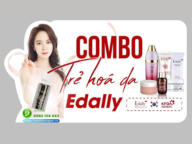 Routine skincare cải thiện tăng sắc tố da của Thương hiệu Mỹ phẩm Edally EX không chứa Hydroquinone