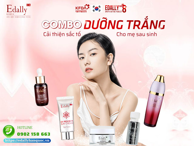 Combo skincare cho mẹ bầu bị tăng sắc tố sau sinh