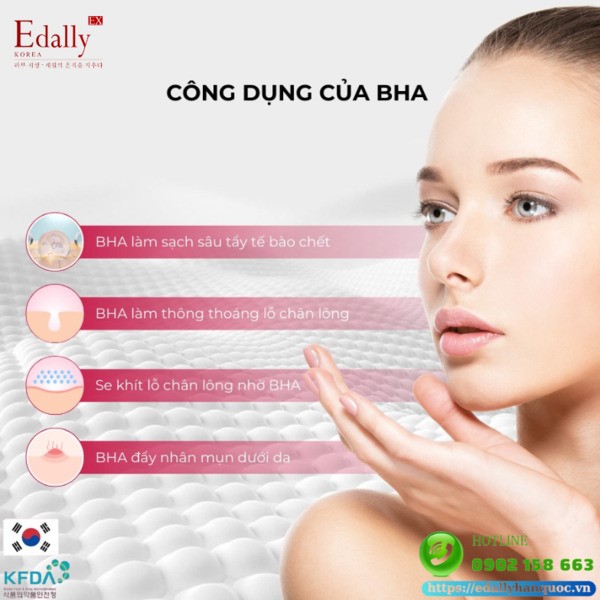 BHA có tác dụng gì đối với làn da?