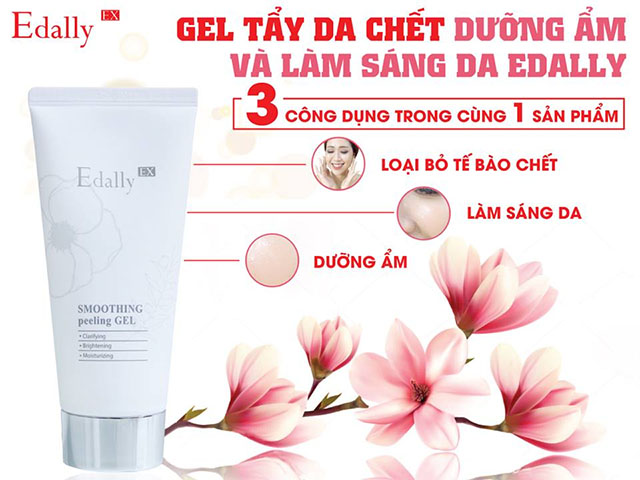 Công dụng của Gel tẩy da chết dưỡng ẩm và làm sáng da Edally EX Hàn Quốc  