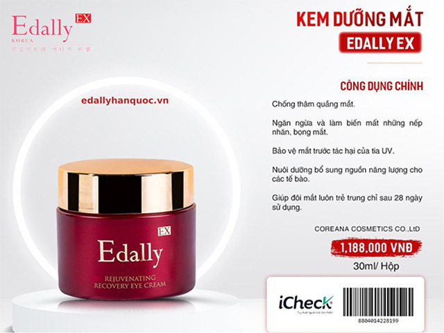 Công dụng của Kem dưỡng mắt Edally EX Hàn Quốc