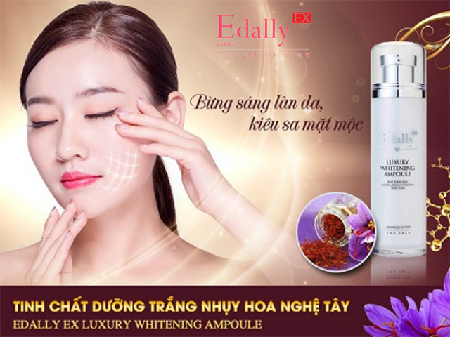 Công dụng của Tinh chất dưỡng trắng Saffron Edally EX Hàn Quốc 