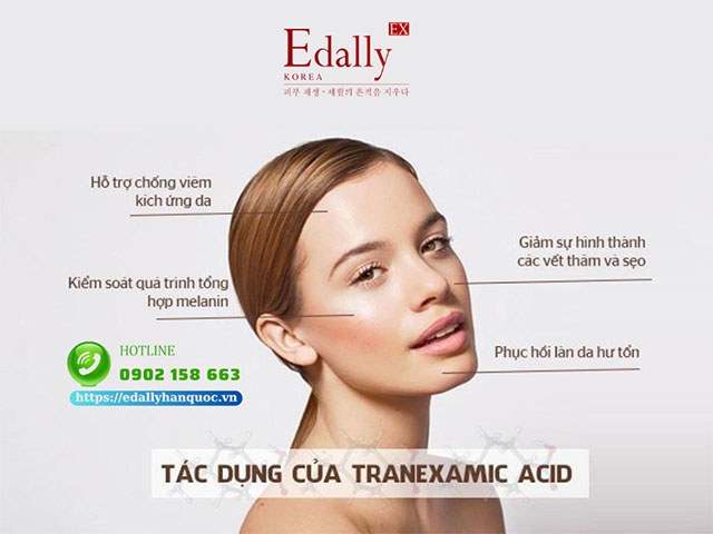 Công dụng của Tranexamic acid trong điều trị nám da và tăng sắc tố da