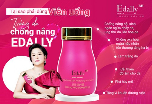 Tại Sao Phải Dùng Viên Uống Trắng Da Chống Nắng Edally BH Hàn Quốc?