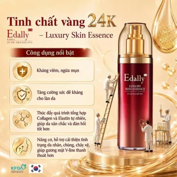 Công dụng nổi bật của Tinh chất vàng 24K Edally EX Hàn Quốc