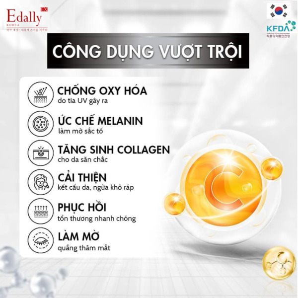 Tác dụng của Ascorbic Acid trong trẻ hóa làn da