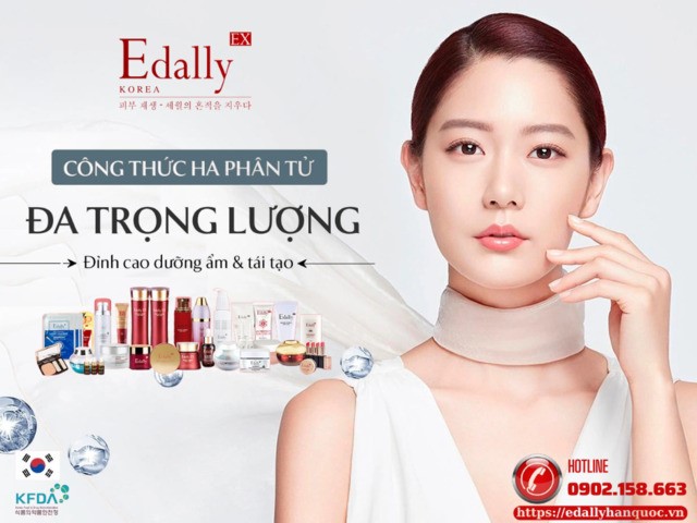 Công thức HA phân tử đa trọng lượng của Edally EX - Đỉnh cao dưỡng ẩm căng bóng và trẻ hóa da