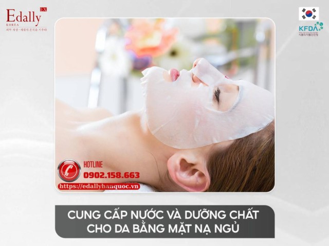 Cung cấp nước và dưỡng chất cho da bằng mặt nạ ngủ là bí kíp giúp da trắng sáng chỉ sau 4 tuần