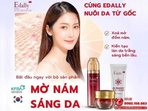 Cùng Edally Nuôi Da Từ Gốc Với Bộ Sản Phẩm Mờ Nám Sáng Da