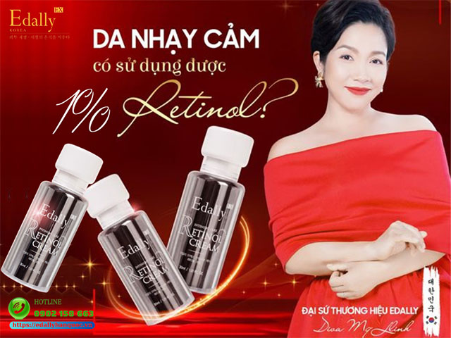 Da nhạy cảm có nên nâng lên Retinol 1% không?