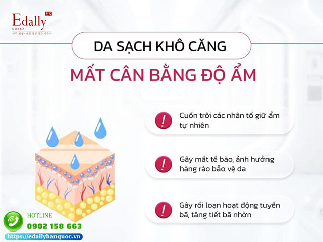 Da sạch khô căng, mất cân bằng độ ẩm sẽ ra sao?