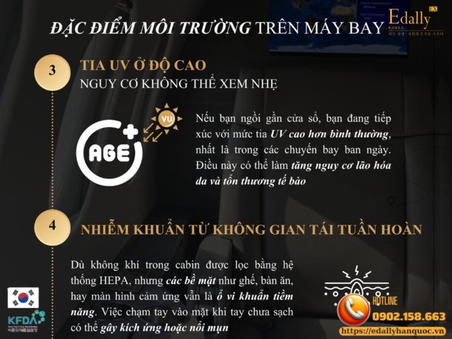 Đặc điểm môi trường trên máy bay