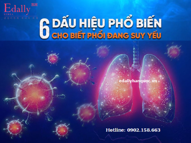 6 dấu hiệu cảnh báo phổi đang bị suy yếu