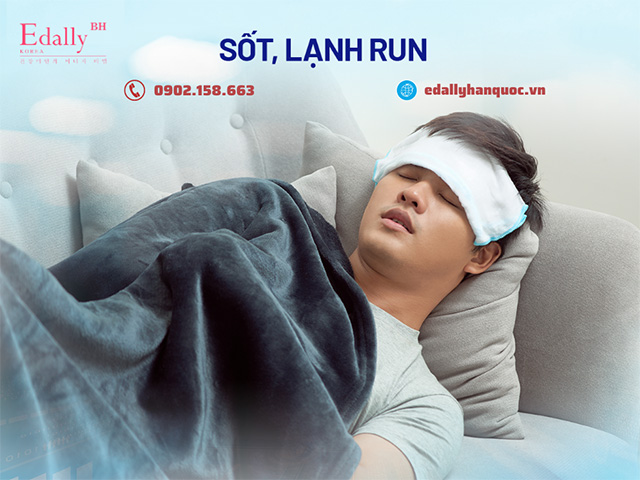 Cơn đau bão thận có thể gây sốt và lạnh run