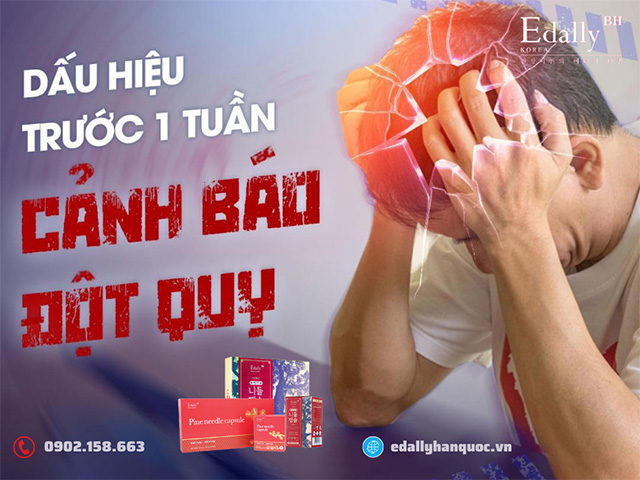 Dấu hiệu trước 1 tuần cảnh báo đột quỵ