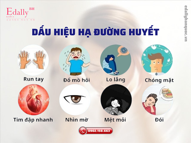 Triệu chứng khi bị hạ đường huyết