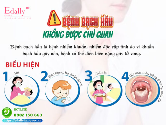 Dấu hiệu nhận biết bệnh bạch hầu