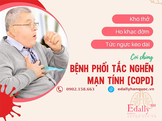 Dấu hiệu nhận biết điển hình của bệnh phổi tắc nghẽn mãn tính (COPD)