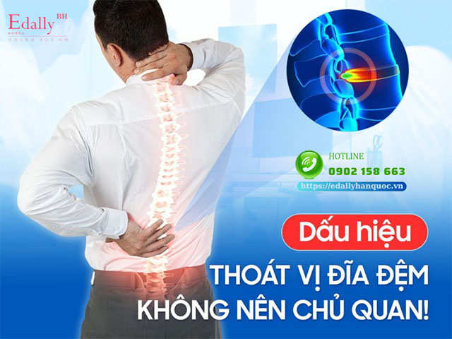 Dấu hiệu thoát vị đĩa đệm cột sống thắt lưng không nên chủ quan