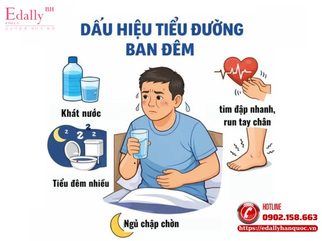 Dấu hiệu tiểu đường thể hiện rõ nhất vào ban đêm