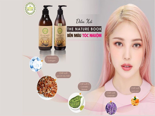 Dầu Xả Collagen Gạo Lứt The Nature Book Hàn Quốc 