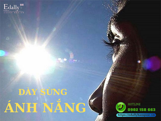 Dày sừng ánh nắng là dấu hiệu ung thư da do ánh nắng mặt trời