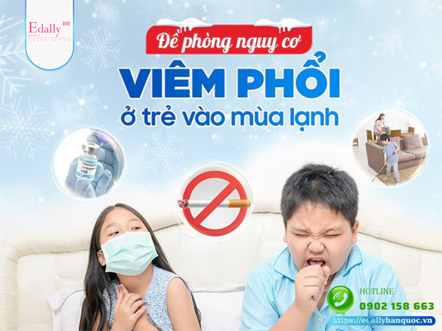 Đề phòng nguy cơ viêm phổi ở trẻ vào mùa lạnh