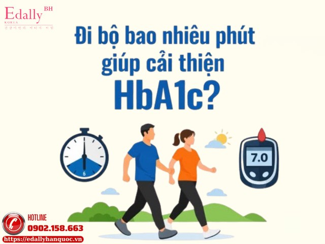 Đi bộ bao nhiêu phút giúp cải thiện HbA1c ở người tiểu đường?