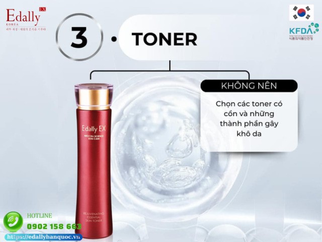 Điều chỉnh routine từ mùa hè sang mùa thu cần chú ý bước cân bằng da bằng toner