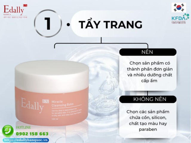 Điều chỉnh routine từ mùa hè sang mùa thu cần chú ý bước tẩy trang