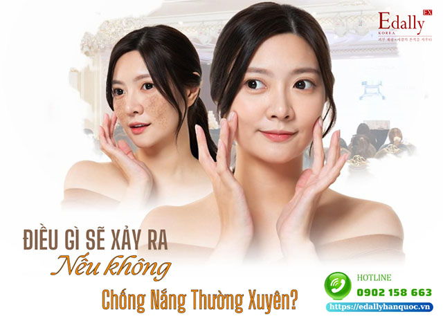 Điều gì sẽ xảy ra nếu không chống nắng thường xuyên cho da?