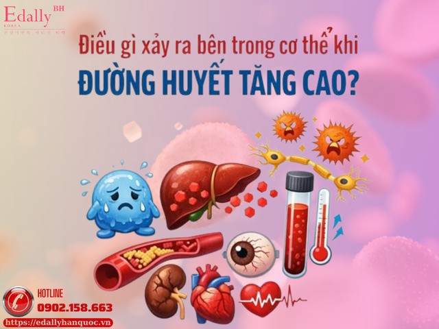 Điều gì xảy ra bên trong cơ thể khi đường huyết tăng cao?