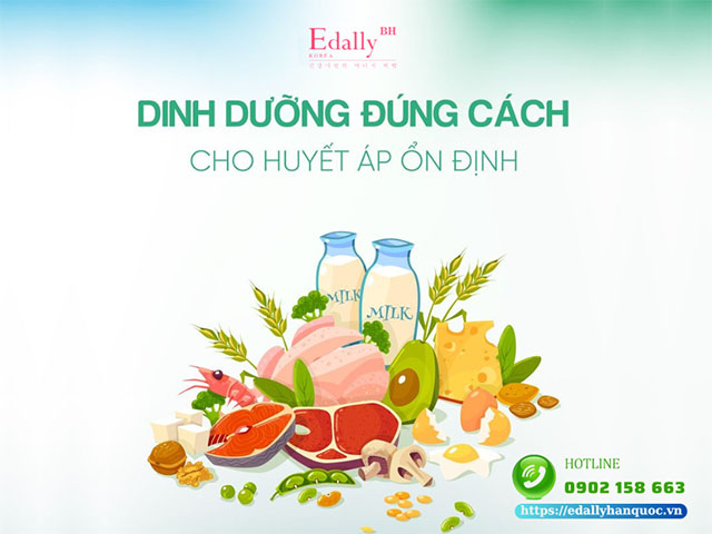 Dinh dưỡng đúng cách cho huyết áp ổn định