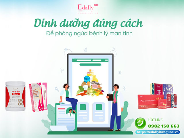 Chế độ dinh dưỡng cân bằng giúp phòng bệnh lý mạn tính