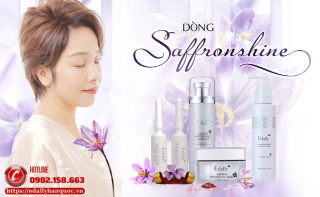 Mỹ Phẩm Edally EX Hàn Quốc - Dòng Saffron Shine (Chiết Xuất Nhụy Hoa Nghệ Tây)