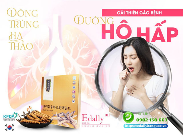 Khó thở về đêm do bệnh về phổi nên sử dụng Đông trùng hạ thảo sẽ giúp cải thiện bệnh nhanh chóng