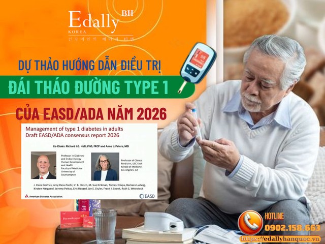 Dự thảo Hướng dẫn điều trị đái tháo đường type 1 của EASD/ADA năm 2026 Dự thảo Hướng dẫn điều trị đái tháo đường type 1 của EASD/ADA năm 2026