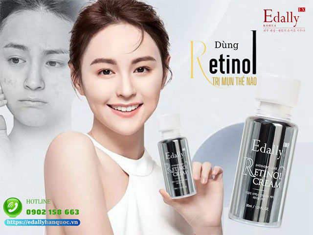 Sử dụng Retinol đường bôi trị mụn như thế nào cho hiệu quả?