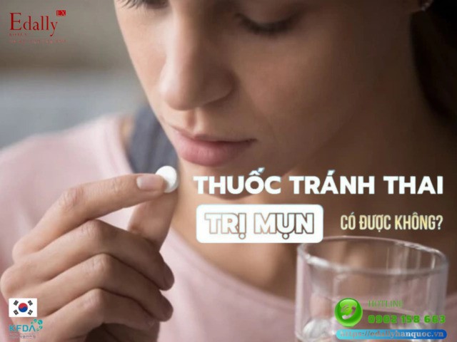 Dùng thuốc tránh thai trị mụn có được không?