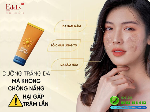 Dưỡng da mà không chống nắng hại gấp trăm lần