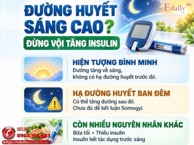 Đường huyết buổi sáng cao: Hiện tượng bình minh, Somogyi hay một nguyên nhân khác? Đường huyết buổi sáng cao: Hiện tượng bình minh, Somogyi hay một nguyên nhân khác?