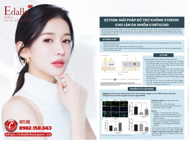 Ectoin: giải pháp bổ trợ không steroid cho làn da nhiễm corticoid Ectoin: giải pháp bổ trợ không steroid cho làn da nhiễm corticoid