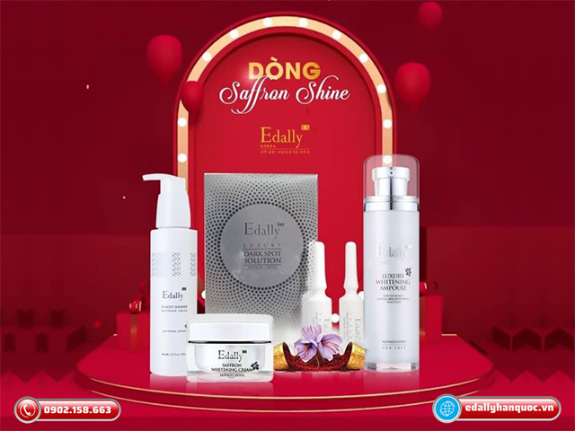 Mỹ phẩm Hàn Quốc Edally EX Saffron Shine - Dòng dưỡng trắng ngừa nám da