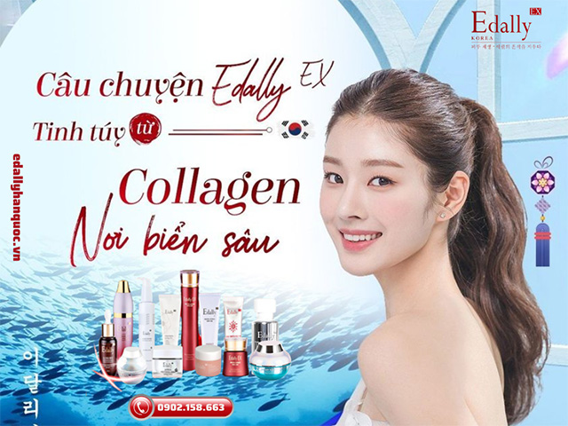 Mỹ phẩm Hàn Quốc Edally EX - Tinh túy từ collagen da cá nơi biển sâu